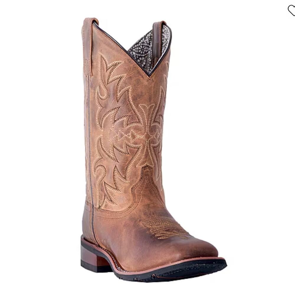 Laredo Womens Anita Block Heel Cowboy Boots 9M